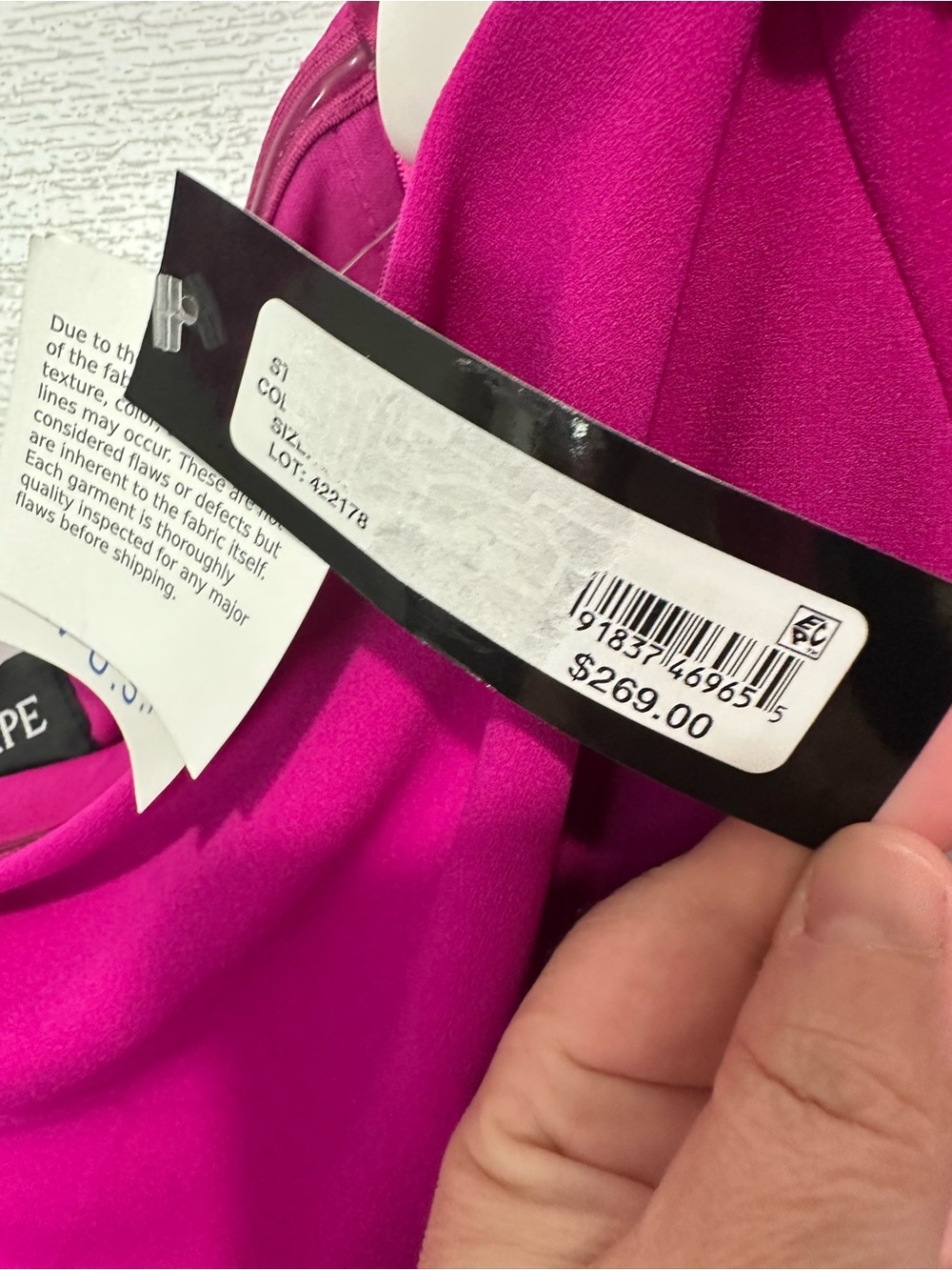 NWT Xscape Pink Ruffled Midi Dress 22W - Picture 4 of 14